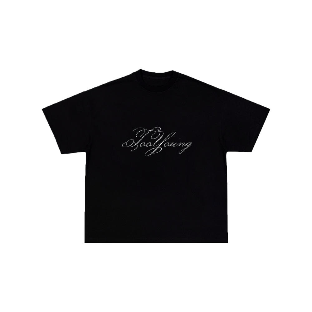 Glitter T-Shirt (schwarz)