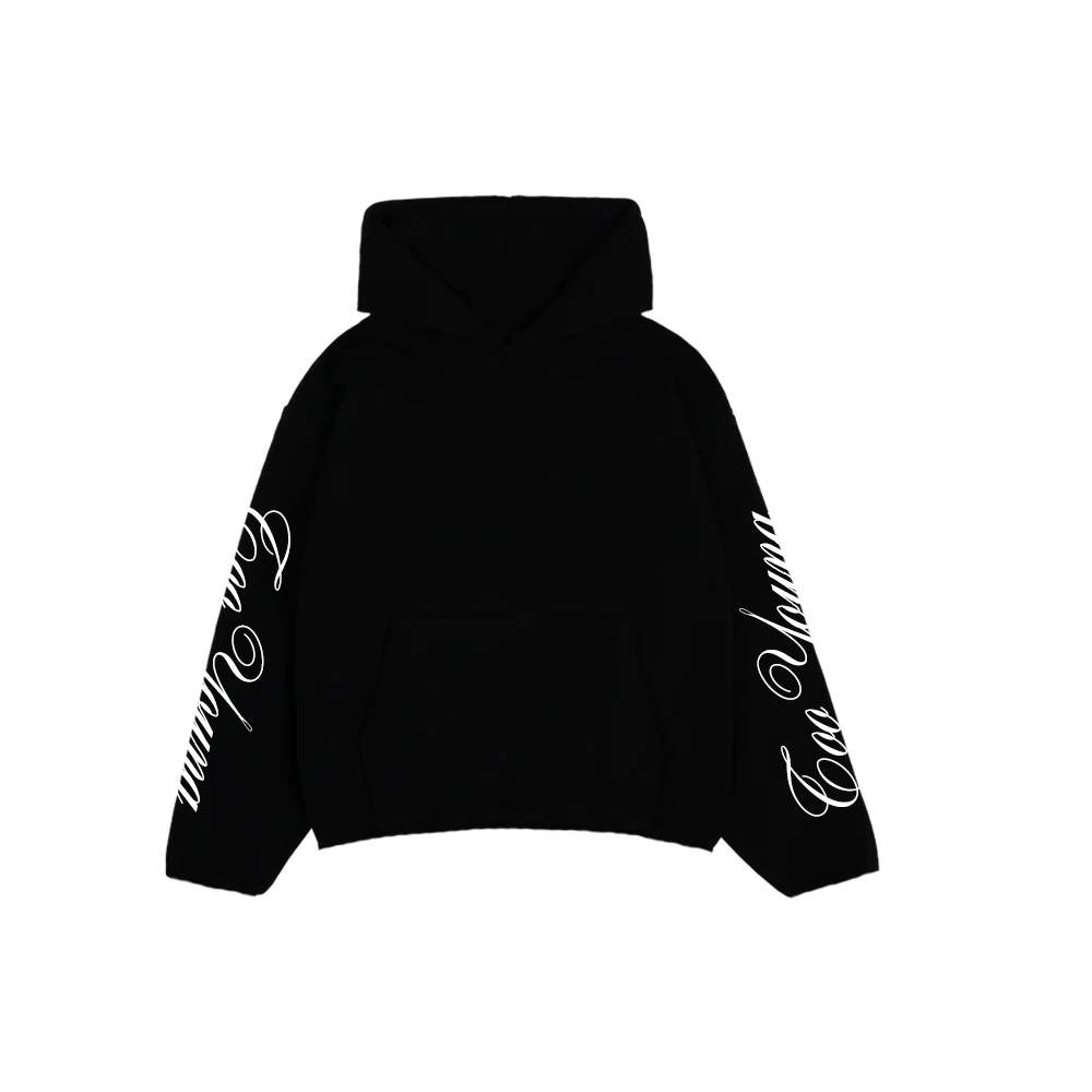 Cropped Classique Hoodie (schwarz)