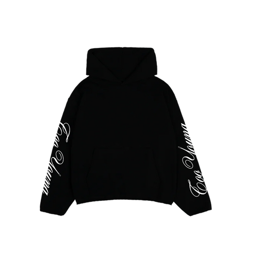 Cropped Classique Hoodie (schwarz)