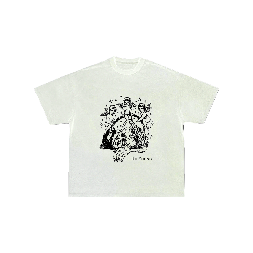 Cropped Oldheads T-Shirt (White)