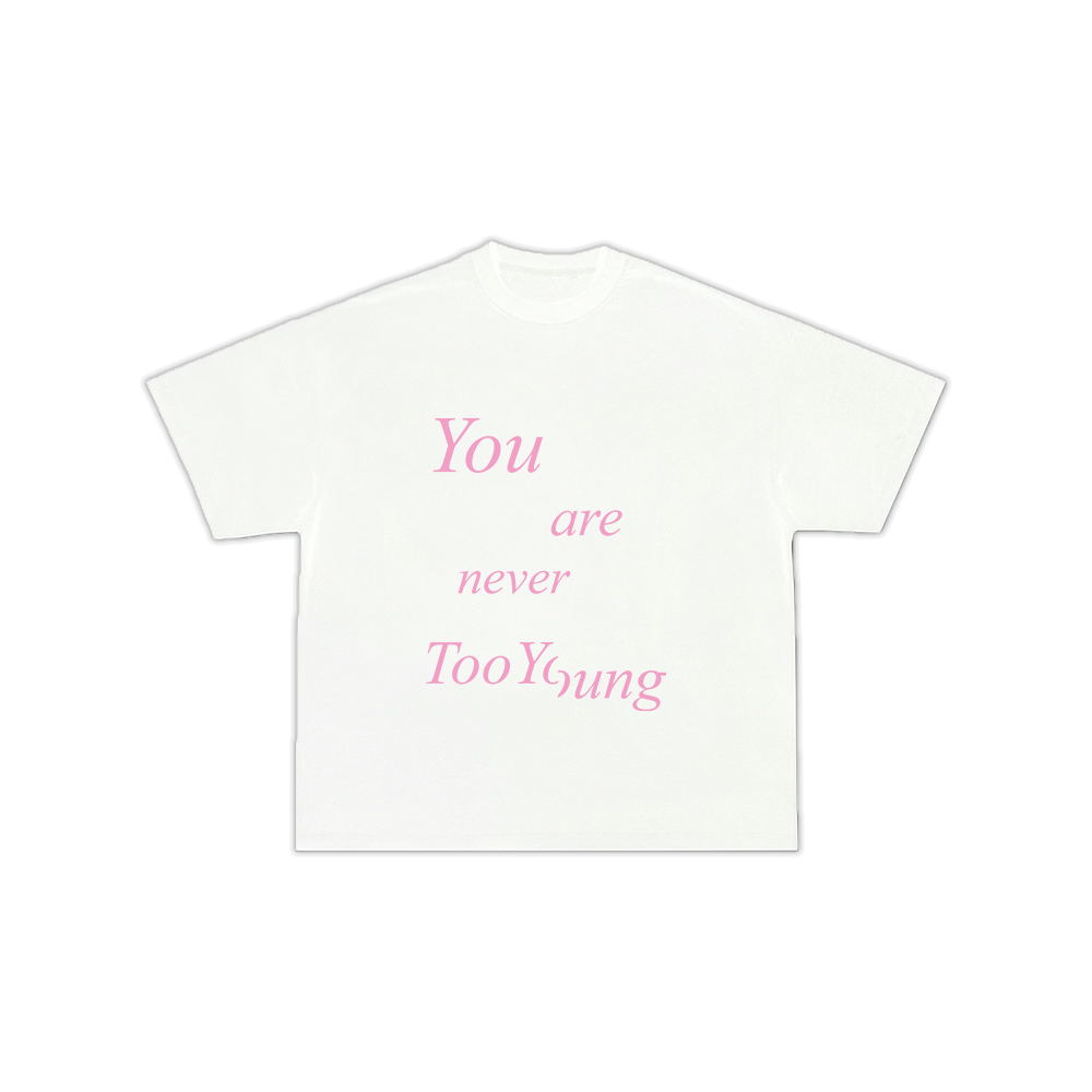 Cropped Reminder T-Shirt (White)
