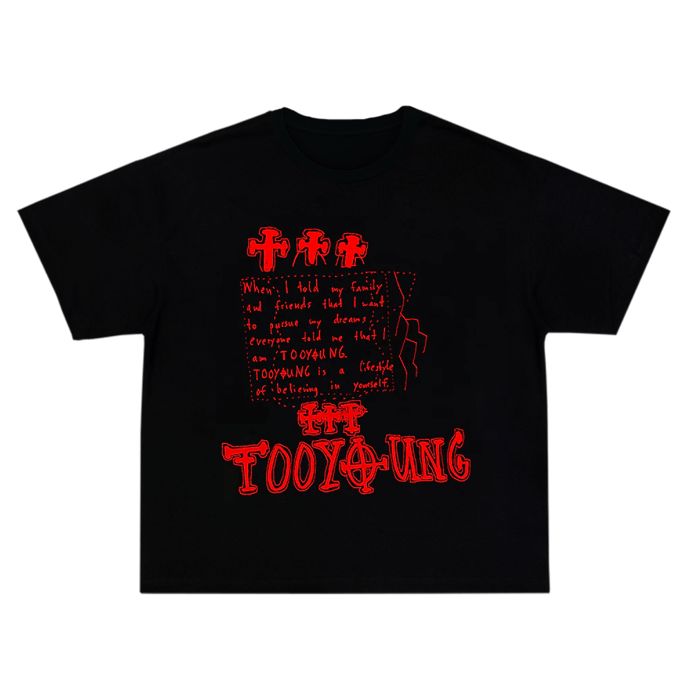 TooYoung Slogan T-Shirt