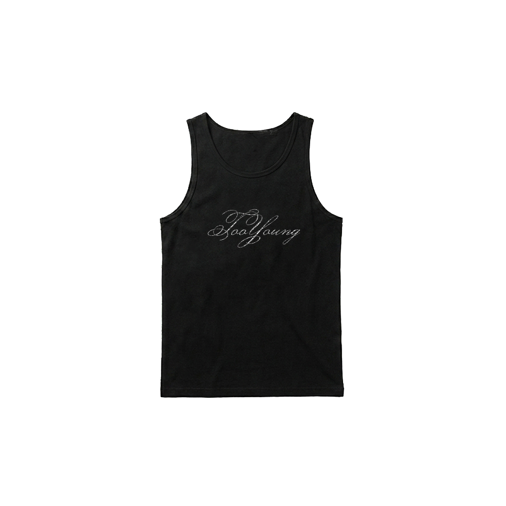 Glitter Tank Top (schwarz)