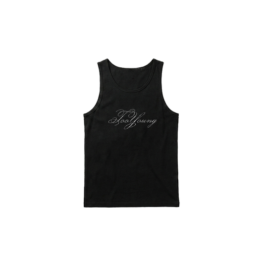 Glitter Tank Top (schwarz)